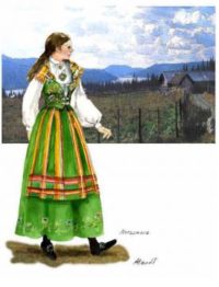 Nordland Lady (Green Bunad)